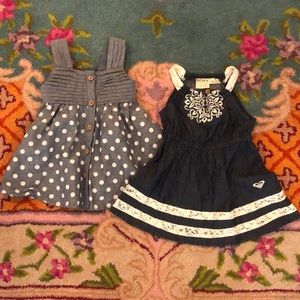 Roxy Baby Girl Sundress & polka dot dress